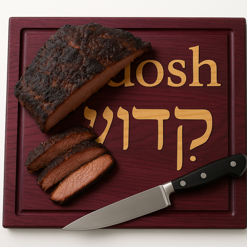 Signature End Grain with KADOSH Inlay