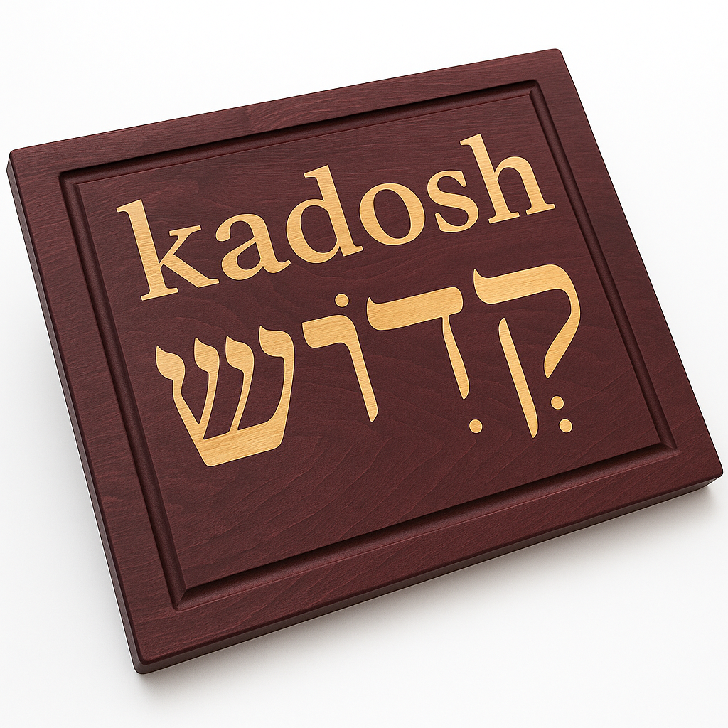 Signature End Grain with KADOSH Inlay