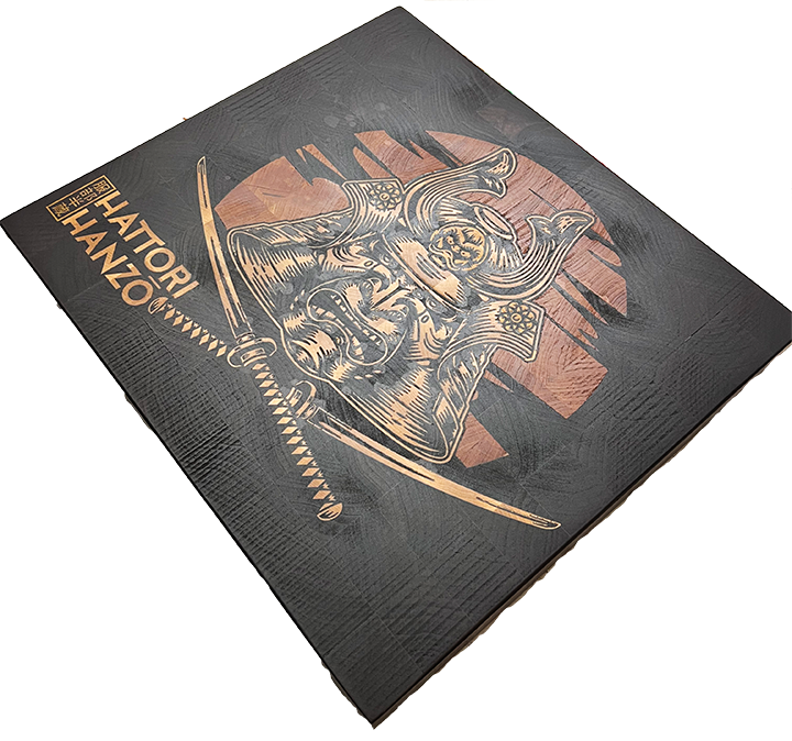 Samurai Hattori Hanzo End Grain Walnut Cutting Board