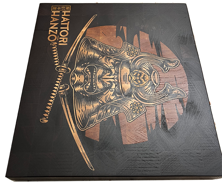 Samurai Hattori Hanzo End Grain Walnut Cutting Board