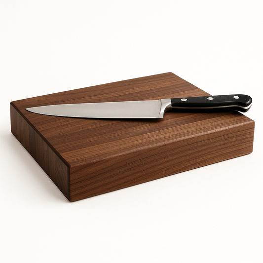 The Garrison Walnut Edge Grain Cutting Board