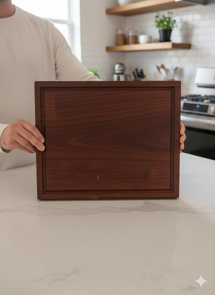 Sapele End Grain Cutting Board