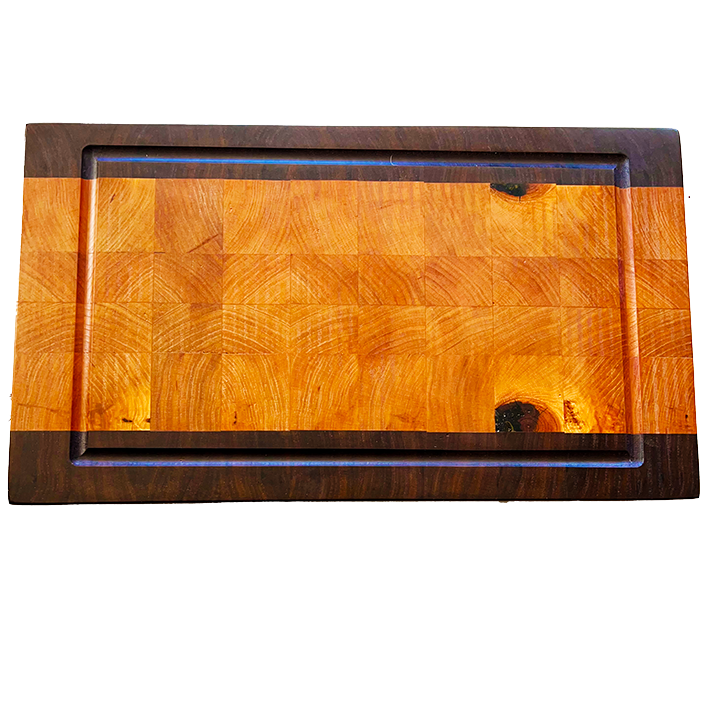 The Alliance Sovereign – Maple & Walnut End Grain Cutting Board, 22×16×2 in Heritage Butcher Block