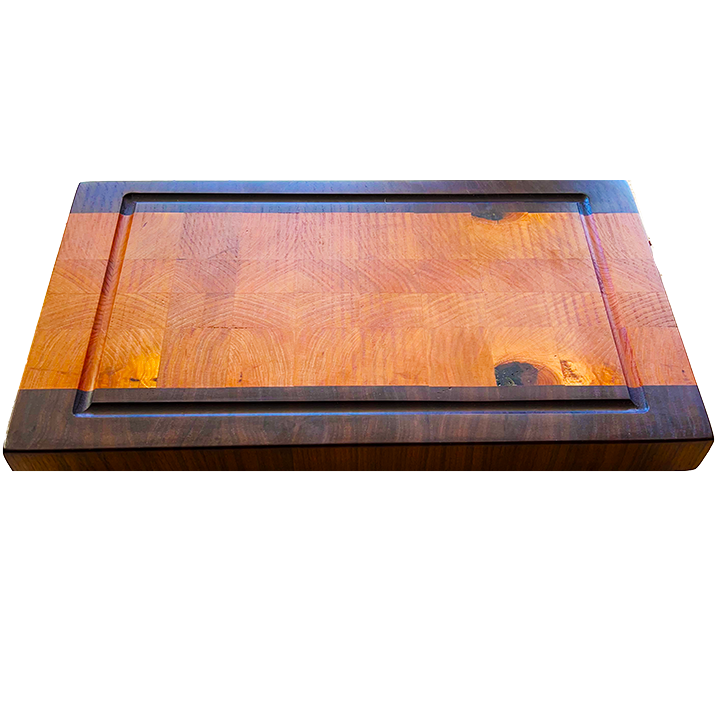 The Alliance Sovereign – Maple & Walnut End Grain Cutting Board, 22×16×2 in Heritage Butcher Block