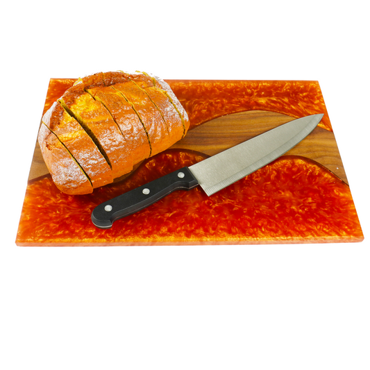 Walnut and Epoxy River Table Charcuterie Board