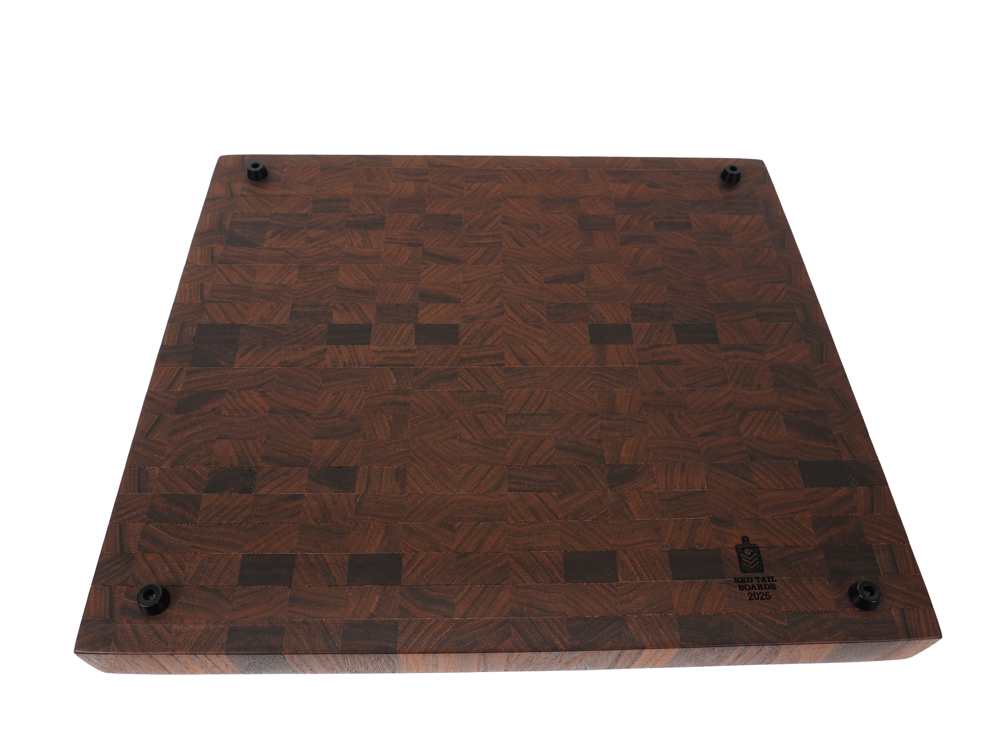 The reverse side of the Sovereign board, showing the integrated finger grips and structural integrity of the build.